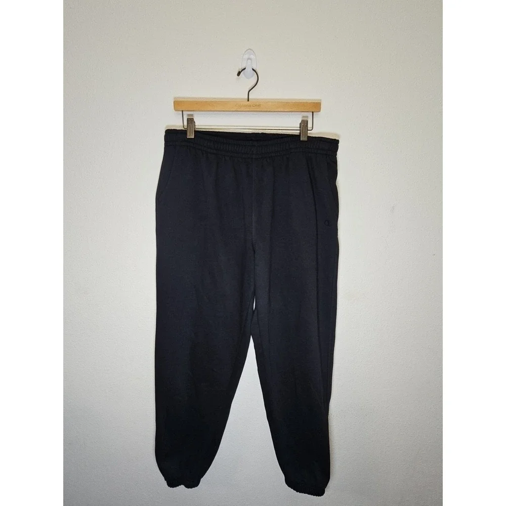 Champion Sweatpants   Men's   Pocket  Logo Black  Size L‎